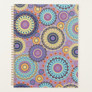 Cercles géométriques colorés modernes Motif