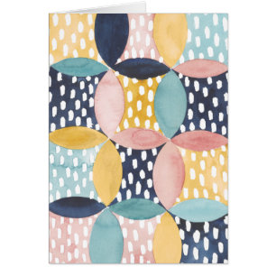 Cercles géométriques d'aquarelle