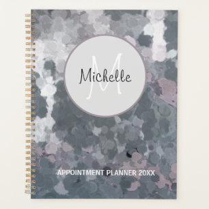 Cercles gris rose moderne Personnalisation géométr