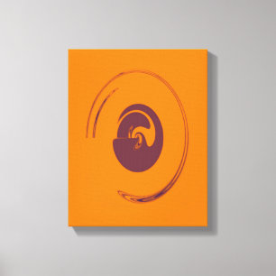 Cercles liquides - Toile enveloppée
