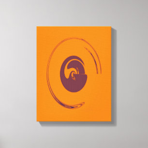 Cercles liquides - Toile enveloppée