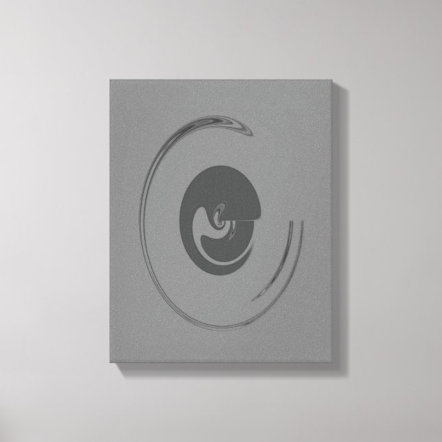 Cercles liquides - Toile enveloppée (Recto)