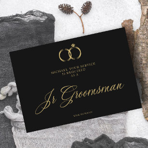 Cercles Mariages minimalistes Jr Groomsman Luxe