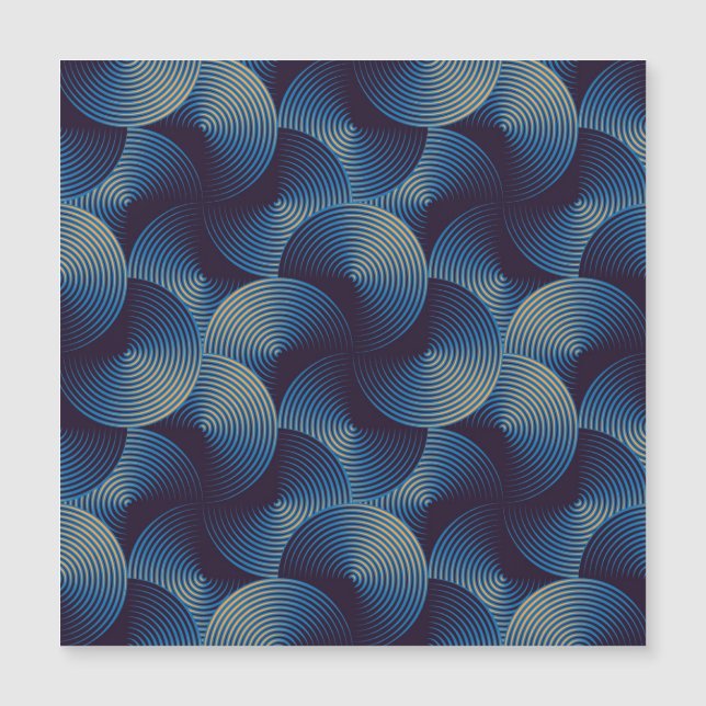 Cercles métalliques illusion optique, patte transp (Devant)