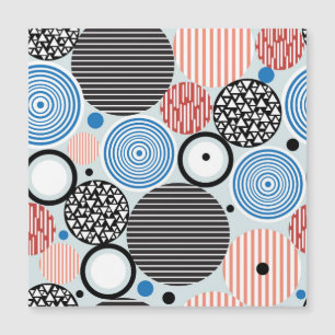 Cercles multicolores, design motif graphique.