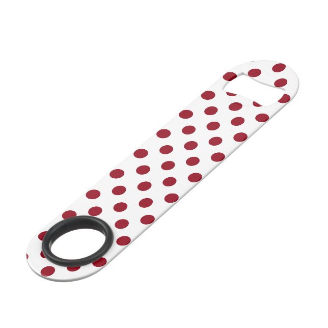 Cercles Pois rouges Crimson (Dos Angle)