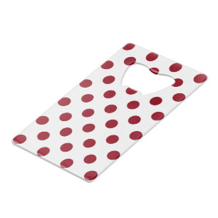 Cercles Pois rouges Crimson