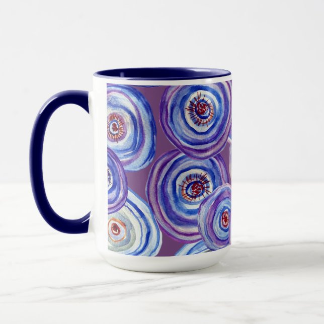 Cercles pourpres Mug combo (Gauche)