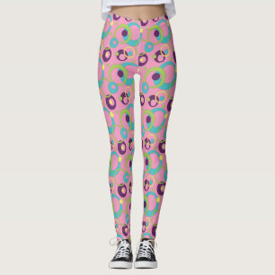 Cercles roses funky Leggings