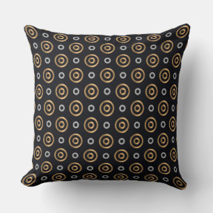 Cercles vintages coussin