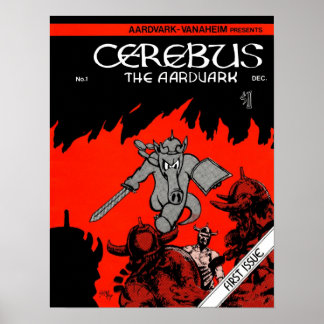 Cerebus Numéro 1 - impression de couverture