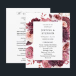 Cérémonie de Mariage Budget Bourgogne & Blush Pink<br><div class="desc">** LE PAPIER SATIN EST PAPIER MINCE. METTEZ À NIVEAU LE PAPIER POUR UN PAPIER PLUS ÉPAISSE. A UNE OPTION POUR ENVELOPPES. *** Économisez de l'argent sur les invitations officielles avec cette petite invitation qui a une option pour les enveloppes. Préparez vos invités pour le dîner de répétition extraordinaire avec...</div>