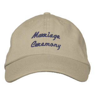 Cérémonie de mariage Casquette de mariage