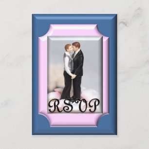 Cérémonie d'engagement/épouser des cartes de RSVP