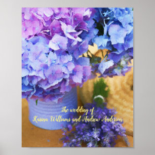 Cérémonie mariage Fiançailles Floral Flower Poster