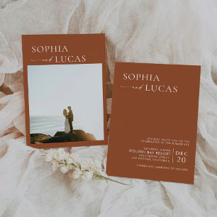 Cérémonie minimaliste du Mariage avec invitation p