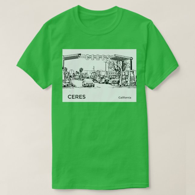 Ceres California TShirt (Design devant)