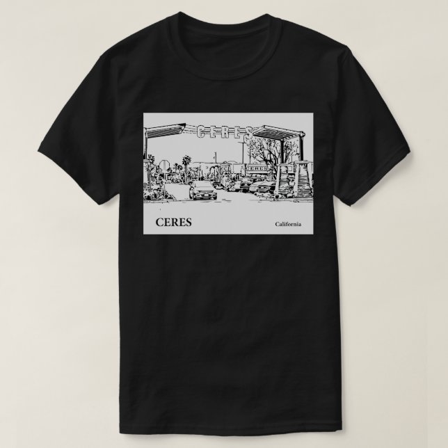 Ceres California TShirt 2 (Design devant)