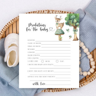 Cerf aquarelle - prédictions et conseils pour bébé