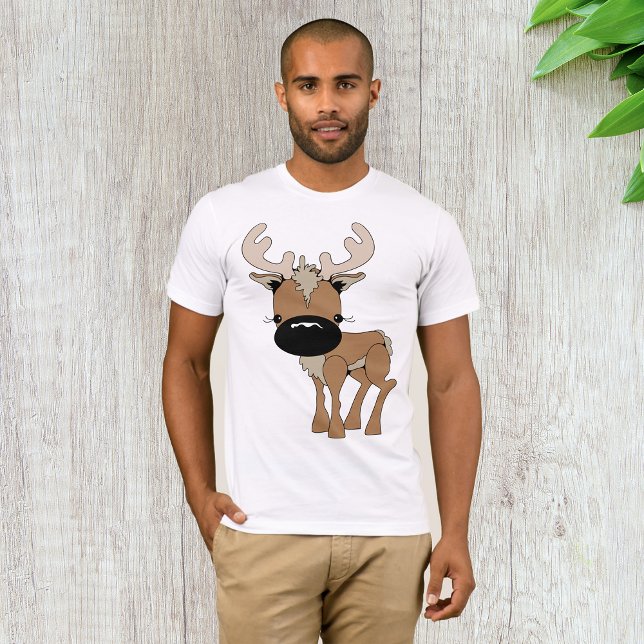 Cerf Avec Un T-Shirt Mens Gros Nez (Créateur téléchargé)