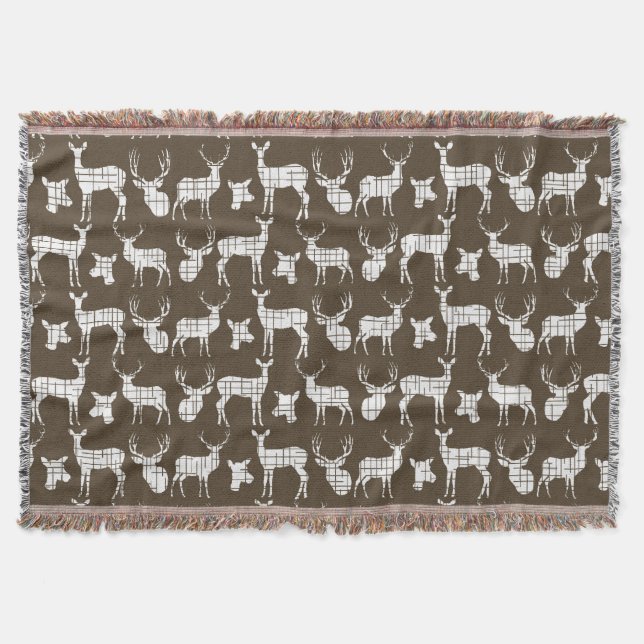 Cerf blanc sur la couverture Brown (Devant)