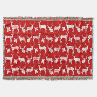 Cerf blanc sur la couverture de Laine rouge