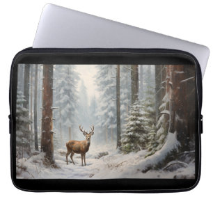 Cerf dans sac électronique d'hiver