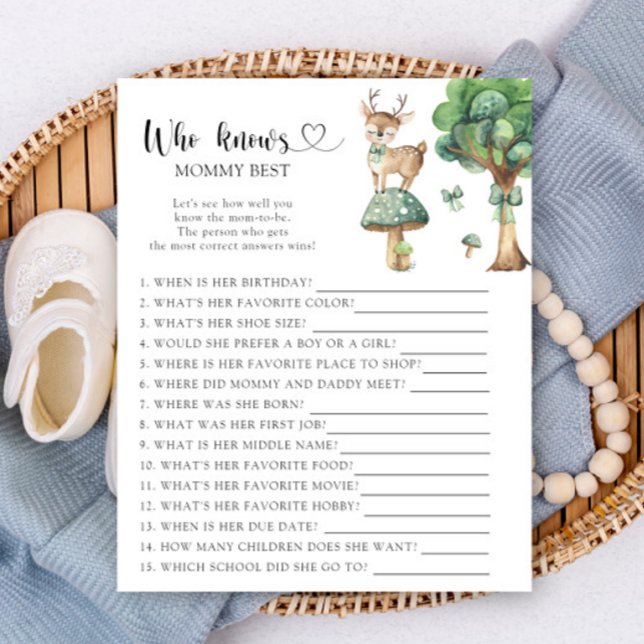 cerf de bois - Qui connaît maman mieux (Créateur téléchargé)