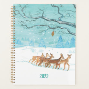 Cerf de cheville 2023 dans le planificateur d'hive