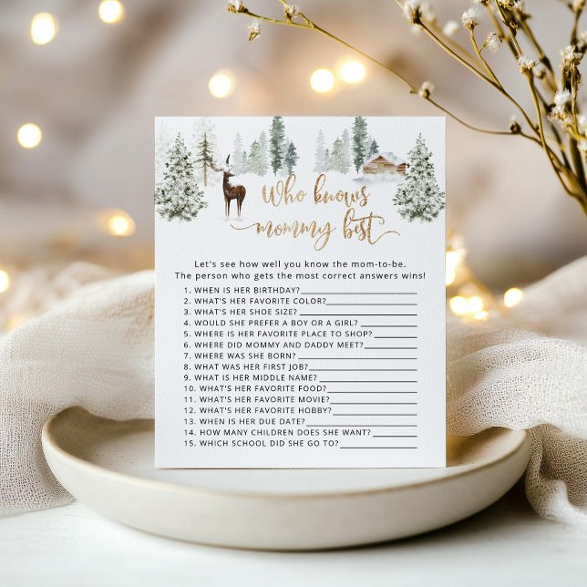 Cerf de forêt Qui connaît maman meilleur jeu (Créateur téléchargé)
