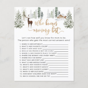 Cerf de forêt Qui connaît maman meilleur jeu