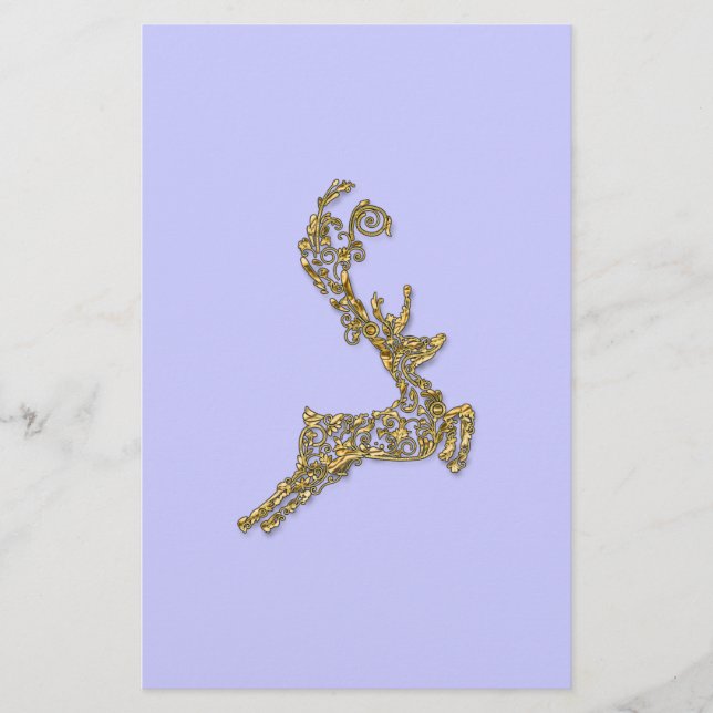 cerf en or (Devant)