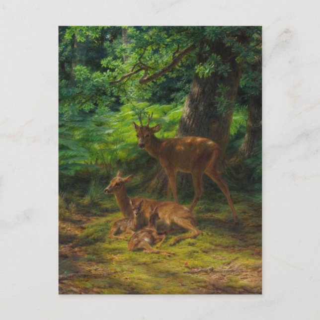 Cerf en réponse par Rosa Bonheur Carte postale (Devant)