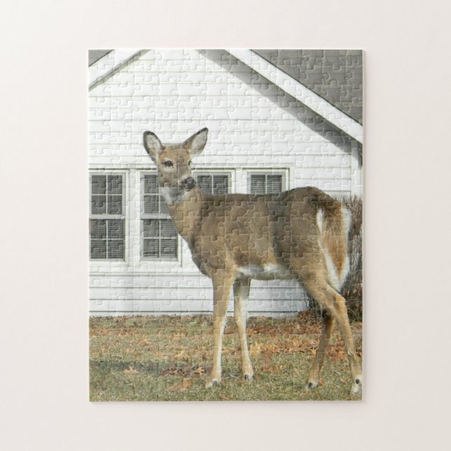 Cerf et Cottage - Puzzle (Vertical)