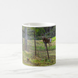 Cerf Et Un Écureuil Peint Café Mug