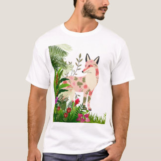 "Cerf Majestic dans la jungle - T-shirt nature sau