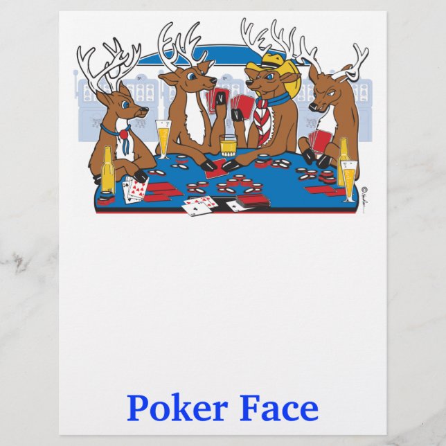 Cerf Poker Face (Devant)