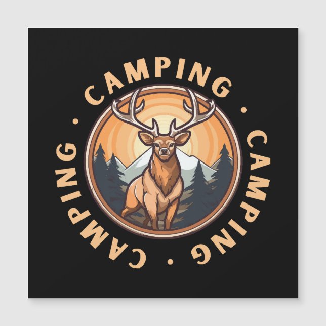 Cerf - Sauvage - Camping (Devant)
