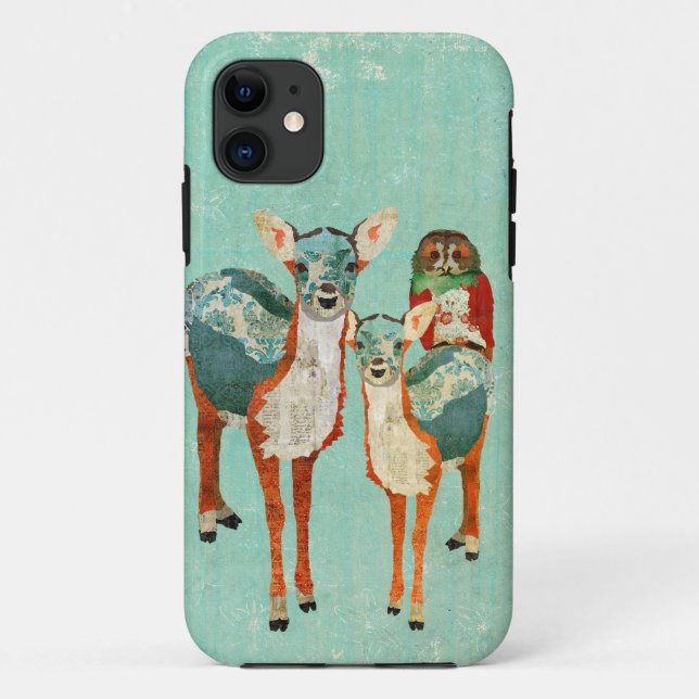 Cerfs communs ambres et azurés avec le coque (Dos)