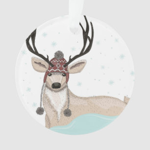 Cerfs communs mignons avec l'arrière - plan