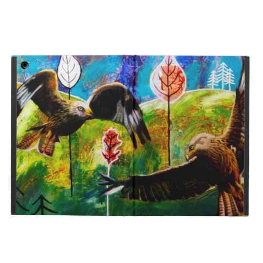 Cerfs-volants rouges de coque ipad du Pays de