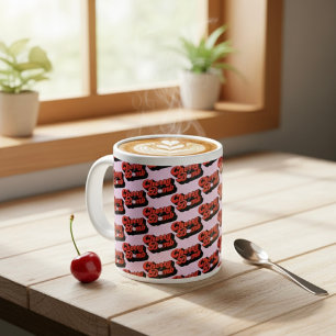 Cerise Bombe Giant Café Mug