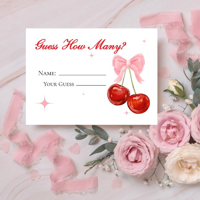 Cerise Rose Sur Les Devis De Haut Combien De Carte (Créateur téléchargé)