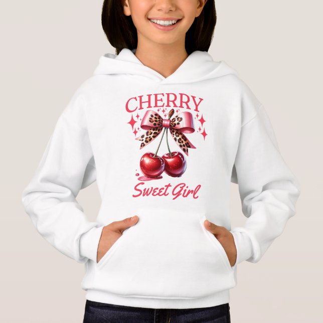 Cerise vintage et enfants arc rose (Devant)