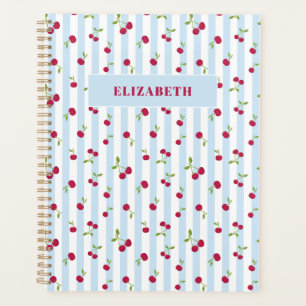 Cerises Bleues Personnalisées Rétro Mignonnes à Ra