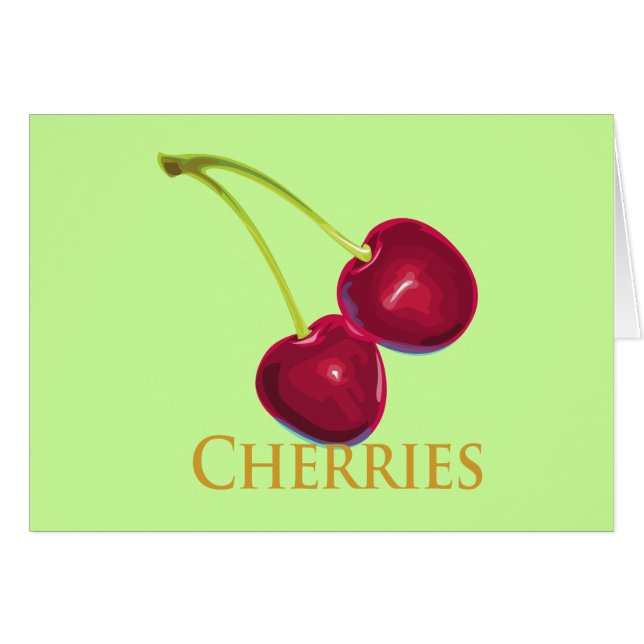 Cerises de tiges (Devant horizontal)