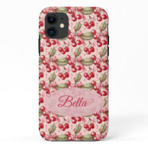 Cerises et vaches Coquette coque iphone esthétique
