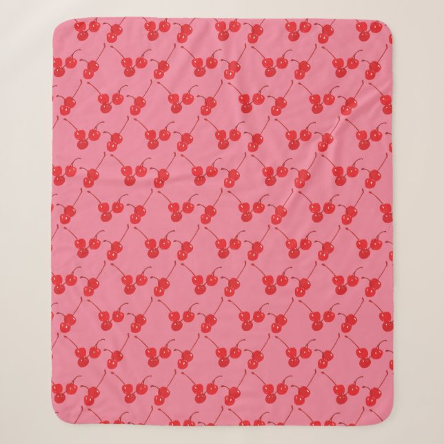 Cerises Marasquin Rose Rouge Plaid (Devant)