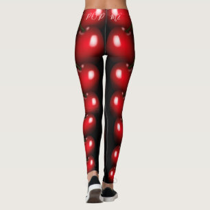 Cerises rouges Jouer Leggings - Vos Couleurs
