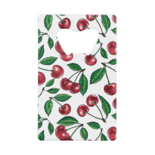Cerises rouges sur blanc